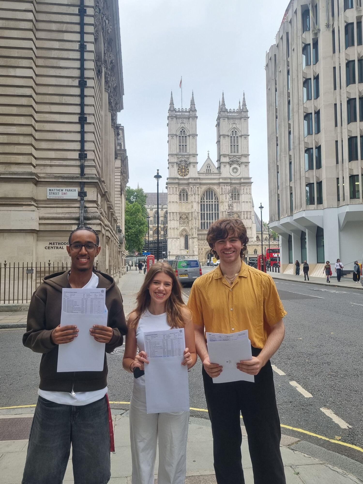 Harris Westminster Sixth Form Kidus, Angelina and Danny
